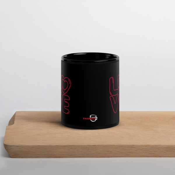 Taza de Amor - Love con fondo negro - Imagen 3