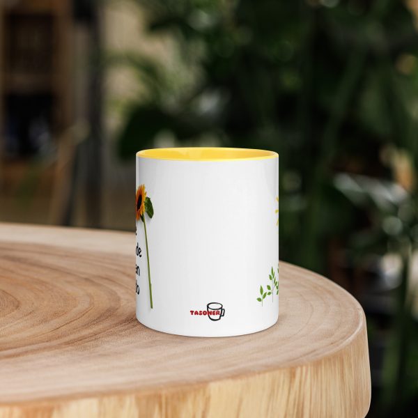 taza de girasol