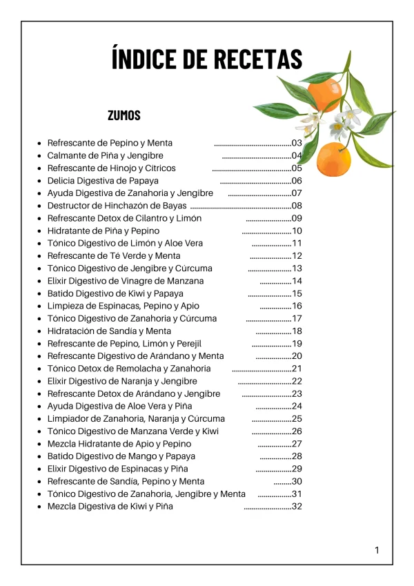30 Recetas de zumos Detox y antiinflamatorios - Imagen 2